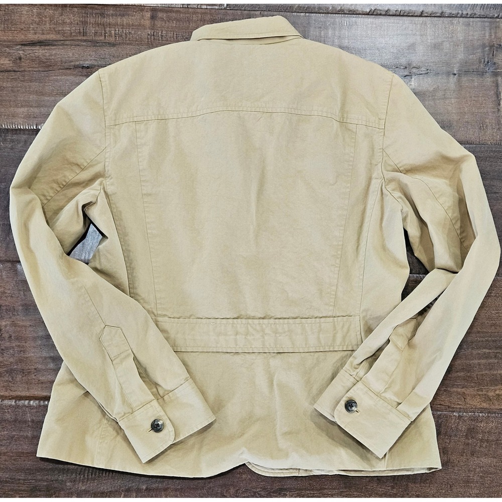 VTG Lauren Ralph Lauren Tan Field Jacket Quilted Shooting Patch Safari Utility - Picture 16 of 16